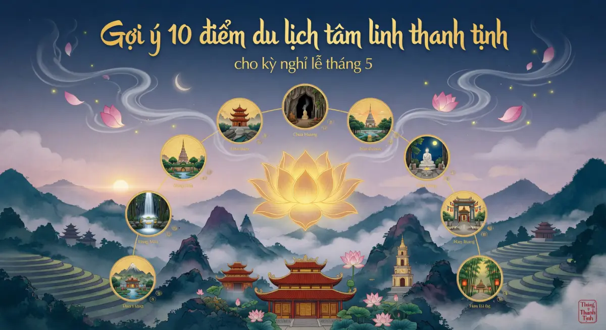 Gợi ý 10 điểm du lịch tâm linh thanh tịnh cho kỳ nghỉ lễ tháng 5