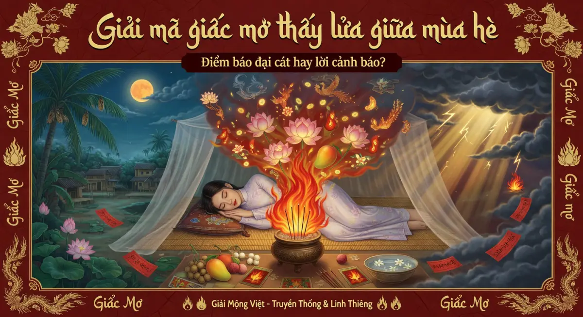 Giải mã giấc mơ thấy lửa giữa mùa hè: Điềm báo đại cát hay lời cảnh báo?